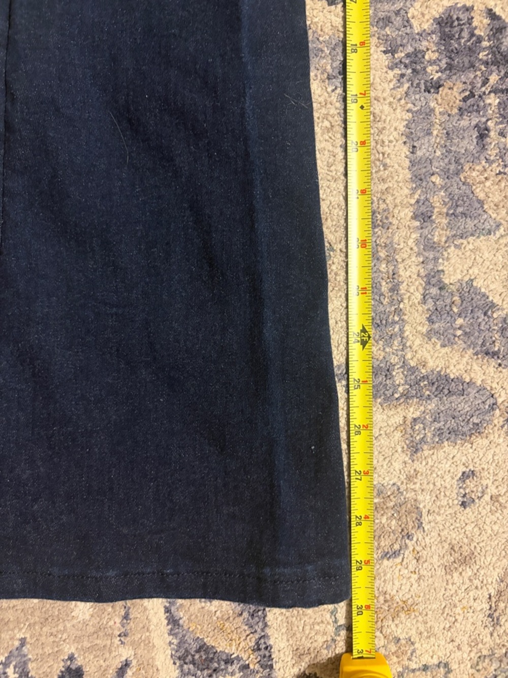 Good American Dark Indigo Good Legs Flare Jeans - Picture 5 of 5